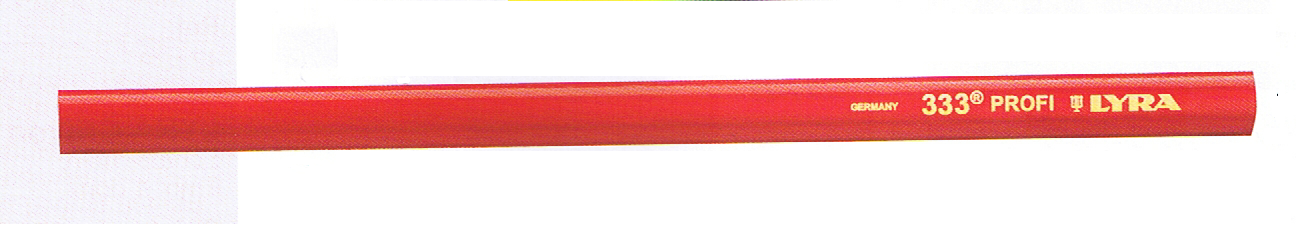 Crayon de charpentier - Lg 30 cm - Boite de 12